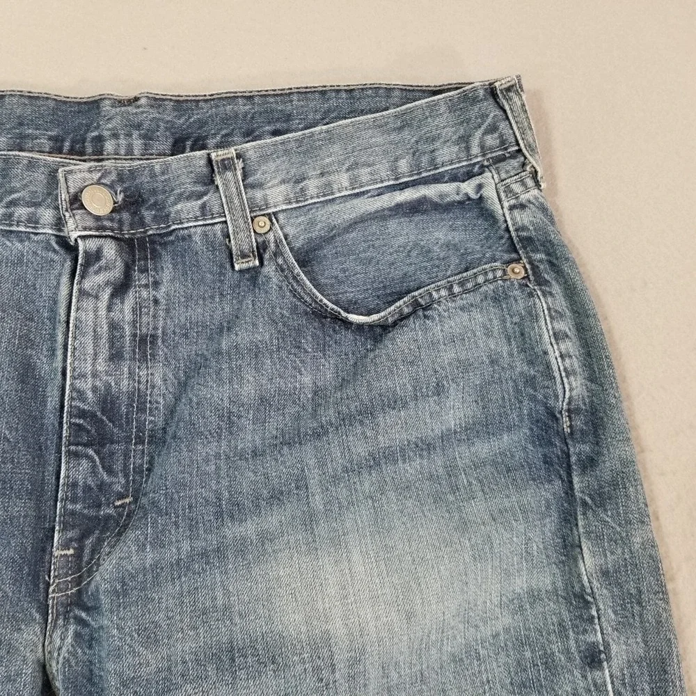 Levi's 514 jeans men's 36x32 regular fit straight blue denim pants